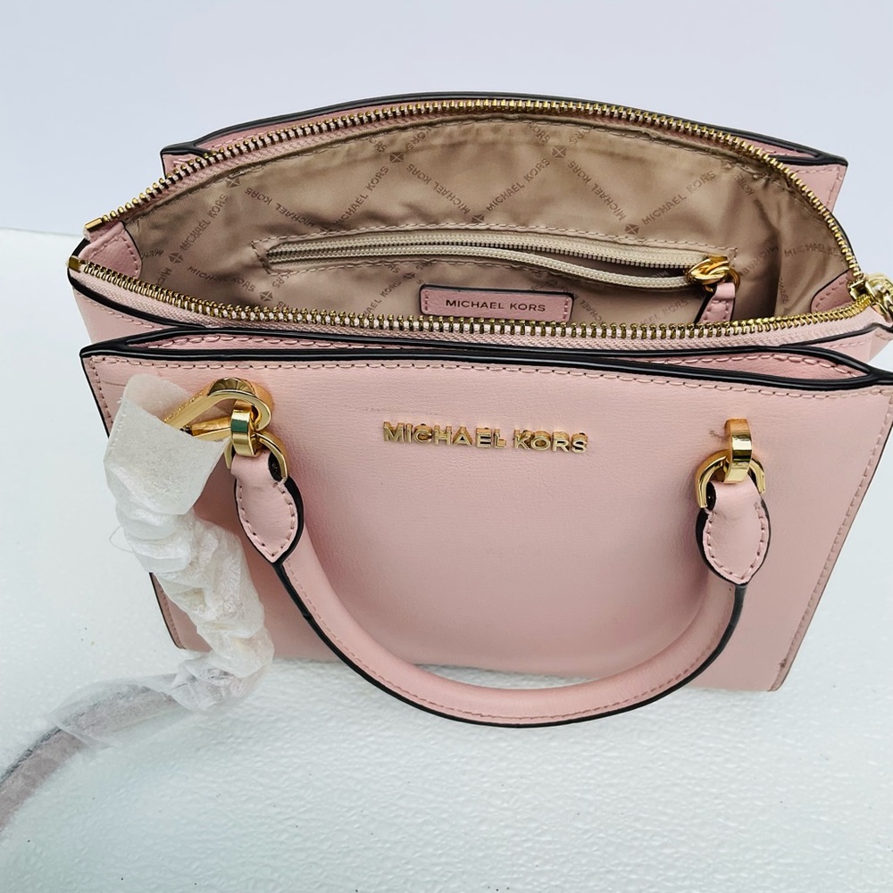 MICHAEL KORS Kellen Medium Saffiano Leather Satchel